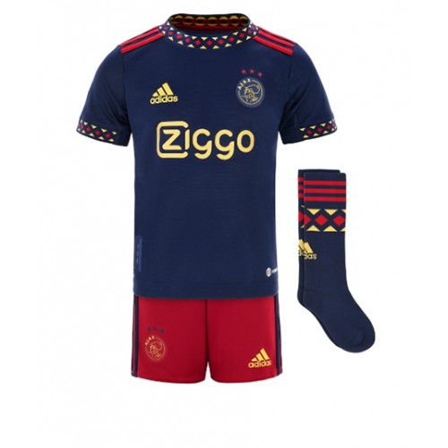 Ajax Dusan Tadic #10 Bortedraktsett Barn 2022-23 Kortermet (+ Korte bukser) Ajax Dusan Tadic #10 Bortedraktsett Barn 2022-23 Kortermet (+ Korte bukser)
